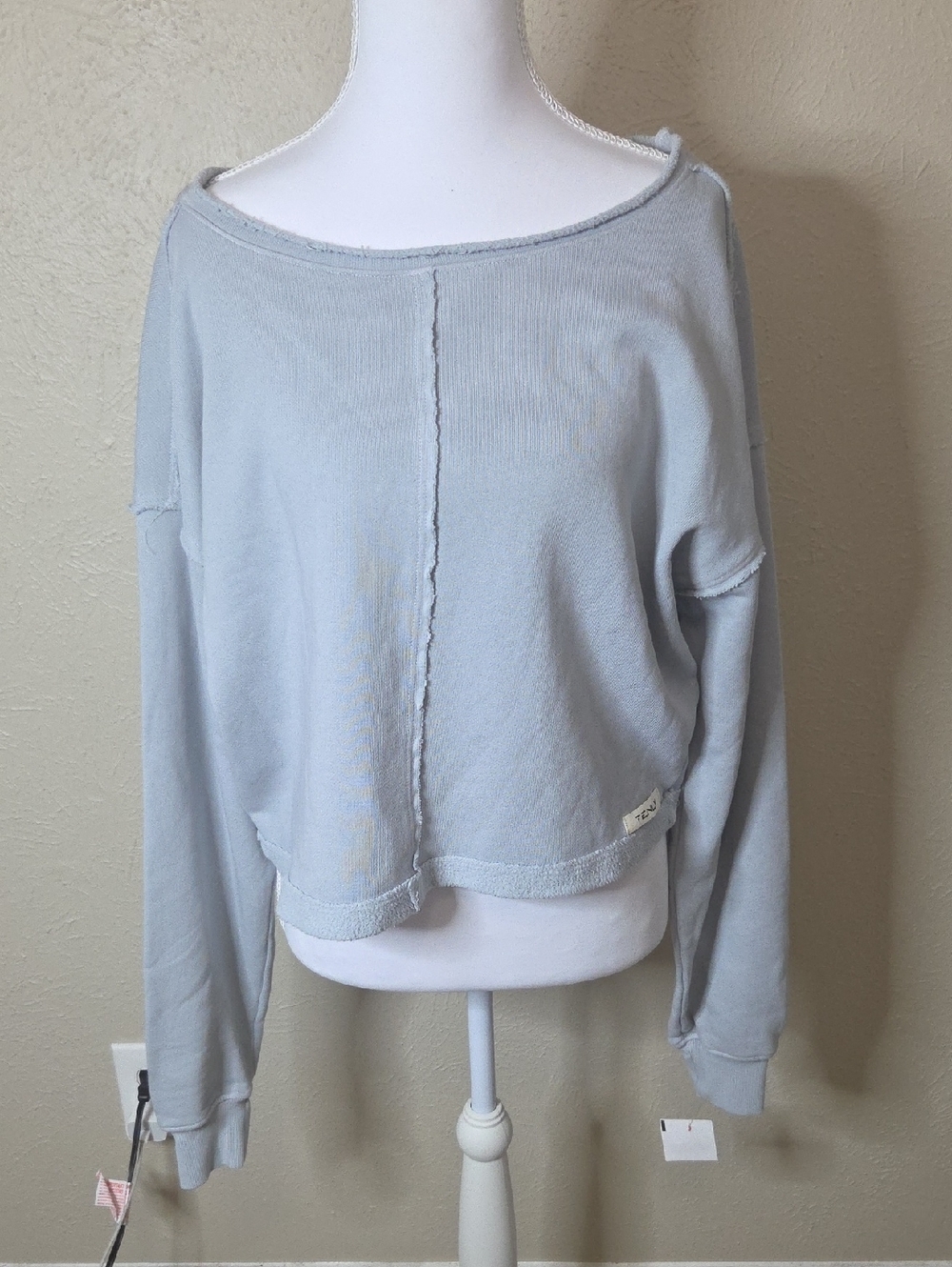 NWT TENLY Periwinkle Reversible Sweatshirt, Large (Juniors), $68
